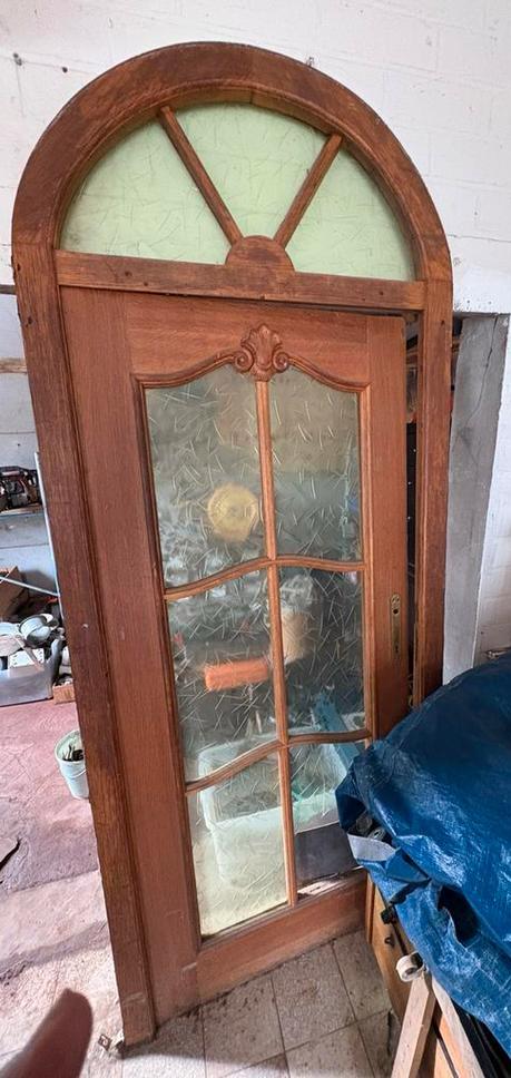 Porte intérieure ronde avec verre, Enlèvement, Comme neuf, Porte intérieure