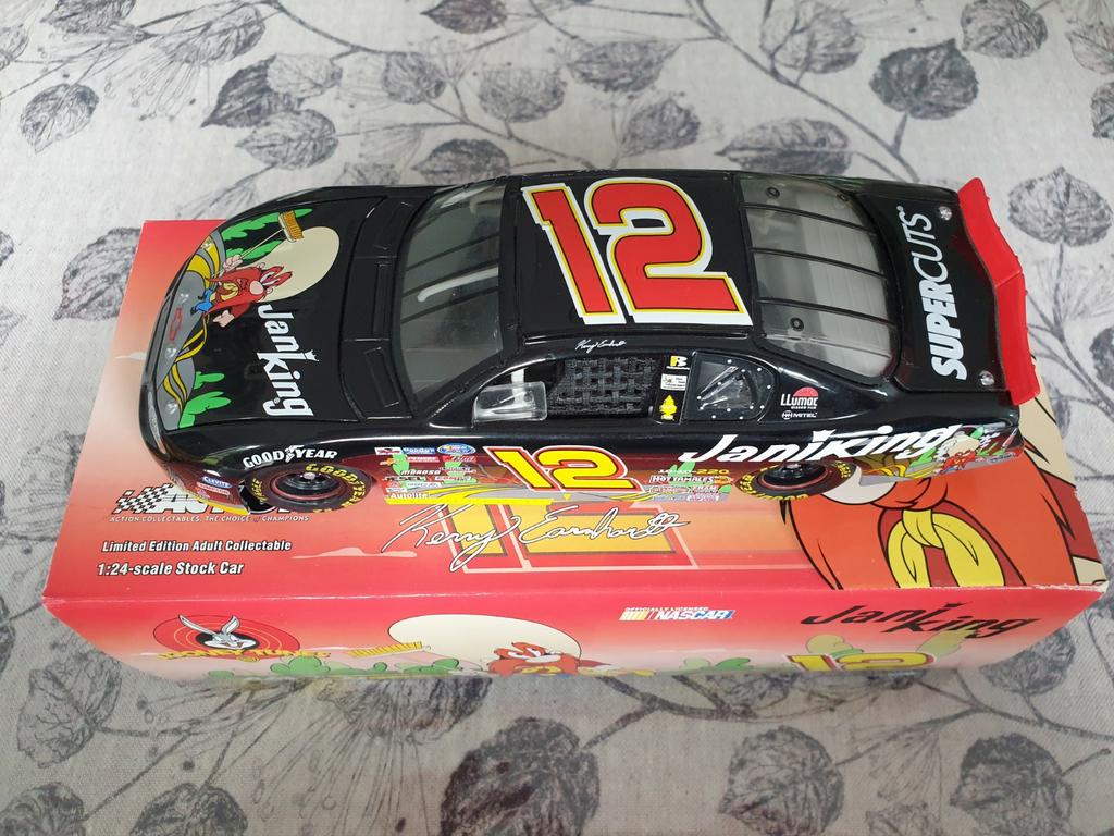 NASCAR 1/24 Chevrolet Earnhardt 2002 Jani King Looney Tunes, Enlèvement ou Envoi, Comme neuf, Voiture, Autres marques
