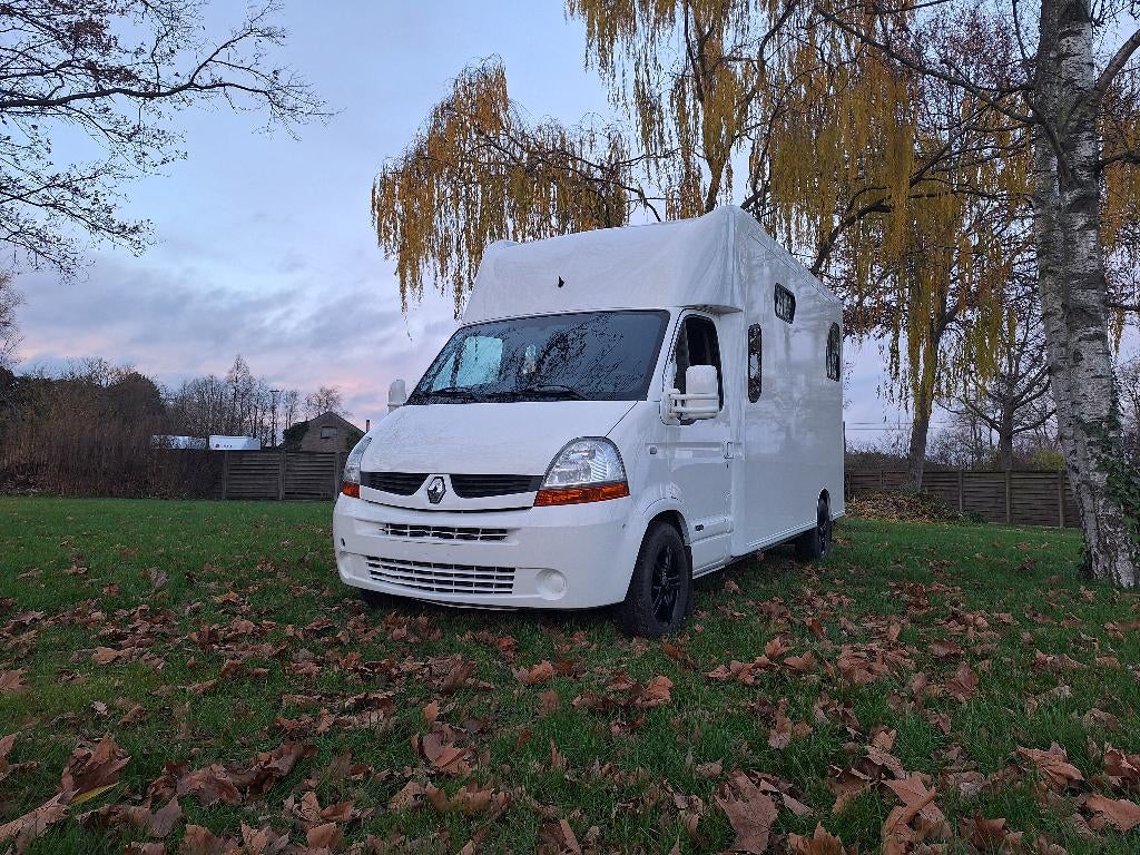 paardencamionette, Dieren en Toebehoren, Paarden en Pony's | Trailers en Aanhangwagens, Ophalen, Gebruikt, Polyester, 2-paards trailer