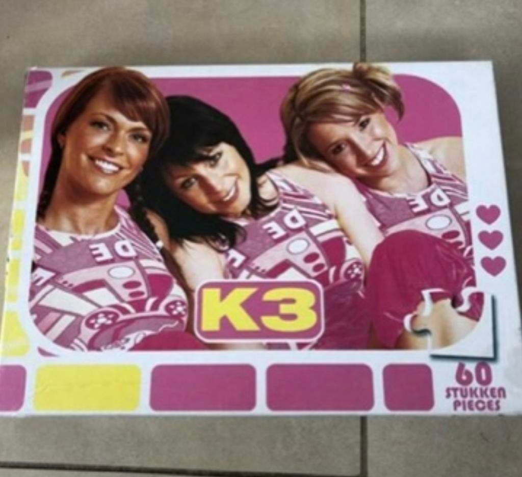 Puzzel K3 60 stuks, Ophalen of Verzenden, Meer dan 50 stukjes, Gebruikt