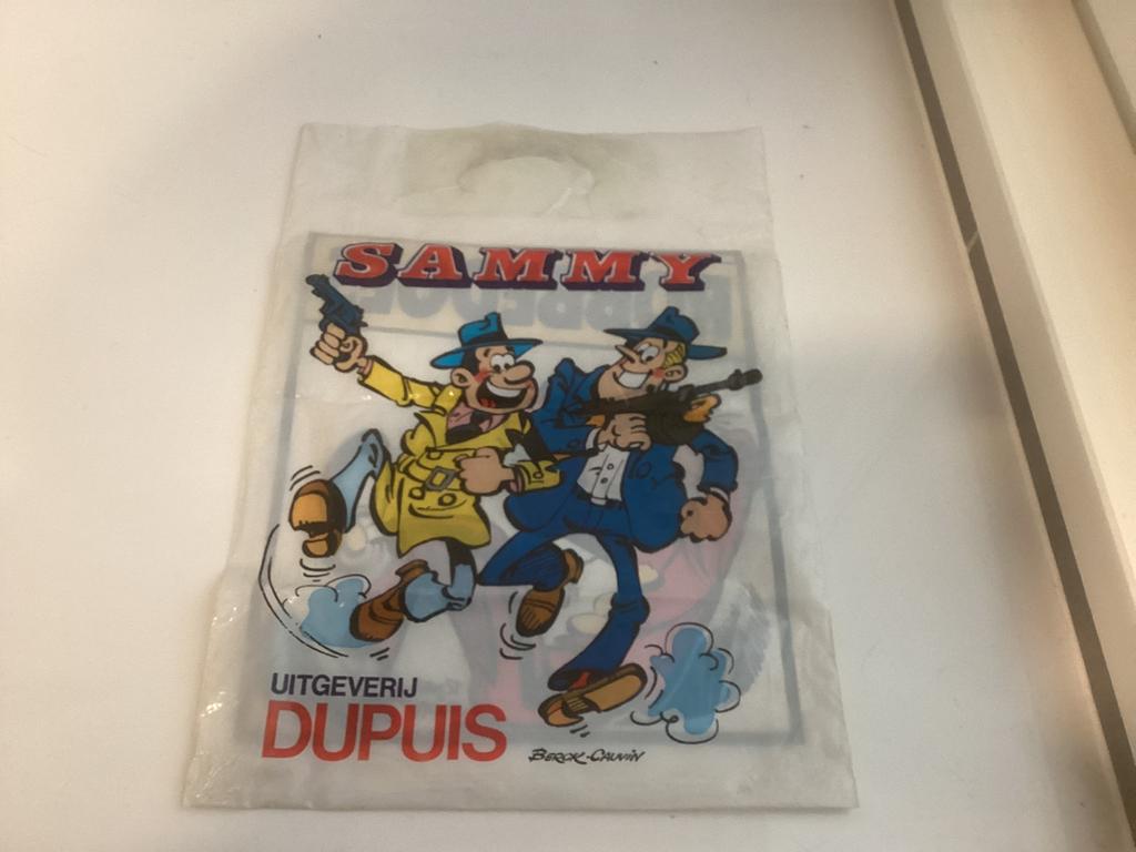 Oud plastiek zakje. Reclame Robbedoes., Ophalen of Verzenden, Zo goed als nieuw