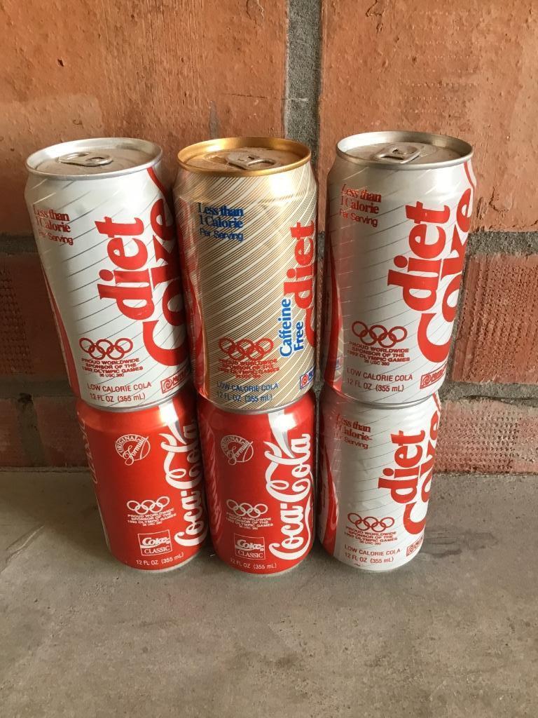 Coca-Cola usa blikjes Olympische Spelen, Verzenden, Gebruikt, Verpakking