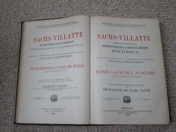 Dictionnaire encyclopédique francais-allemand, 1902, Ophalen of Verzenden