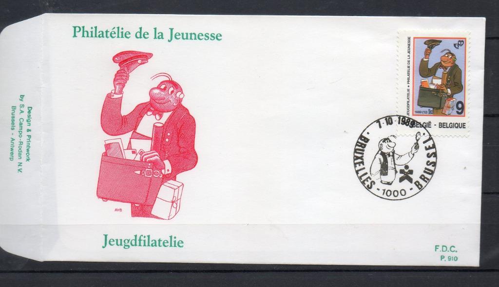 Année 1989 :  FDC 2339 - Néro/Néron - Obli. Bruxelles-Brusse, Postzegels en Munten, Ophalen of Verzenden