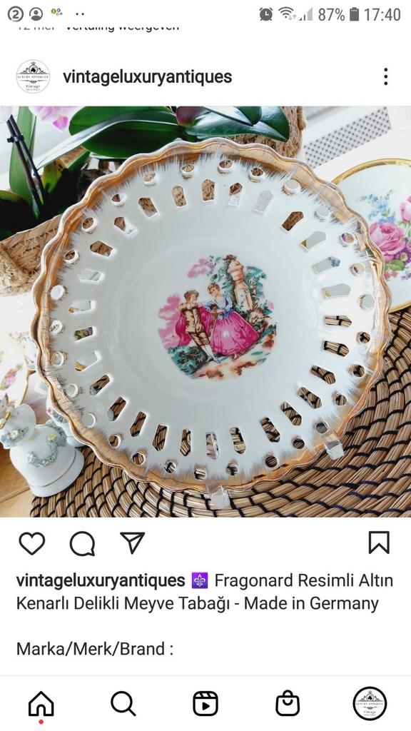 belle assiette, Antiquités & Art, Enlèvement ou Envoi