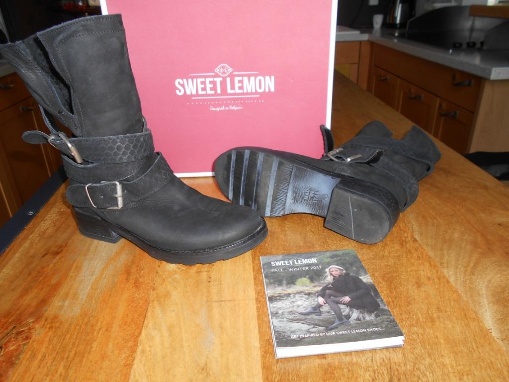 SWEET LEMON ..36....bottes noires, Enlèvement ou Envoi, Comme neuf, Boots et Botinnes, Noir