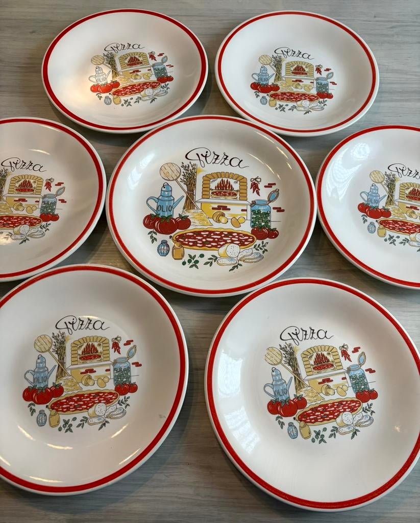 Ensemble d’assiettes à pizza, Enlèvement