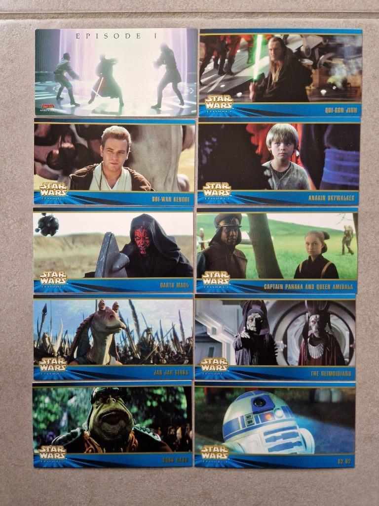 Star Wars Widevision Epsiode 1 Series 2 Topps complet Set, Verzamelen, Star Wars, Zo goed als nieuw, Ophalen of Verzenden