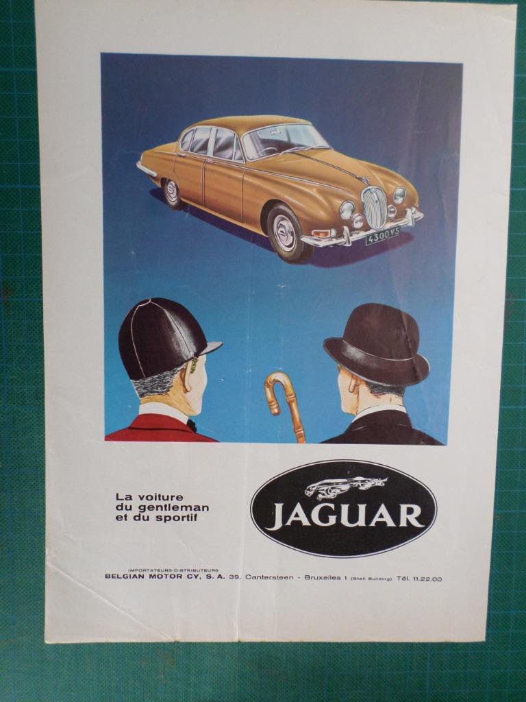 Jaguar - publicité papier - 1965, Enlèvement ou Envoi, Utilisé, Autres types