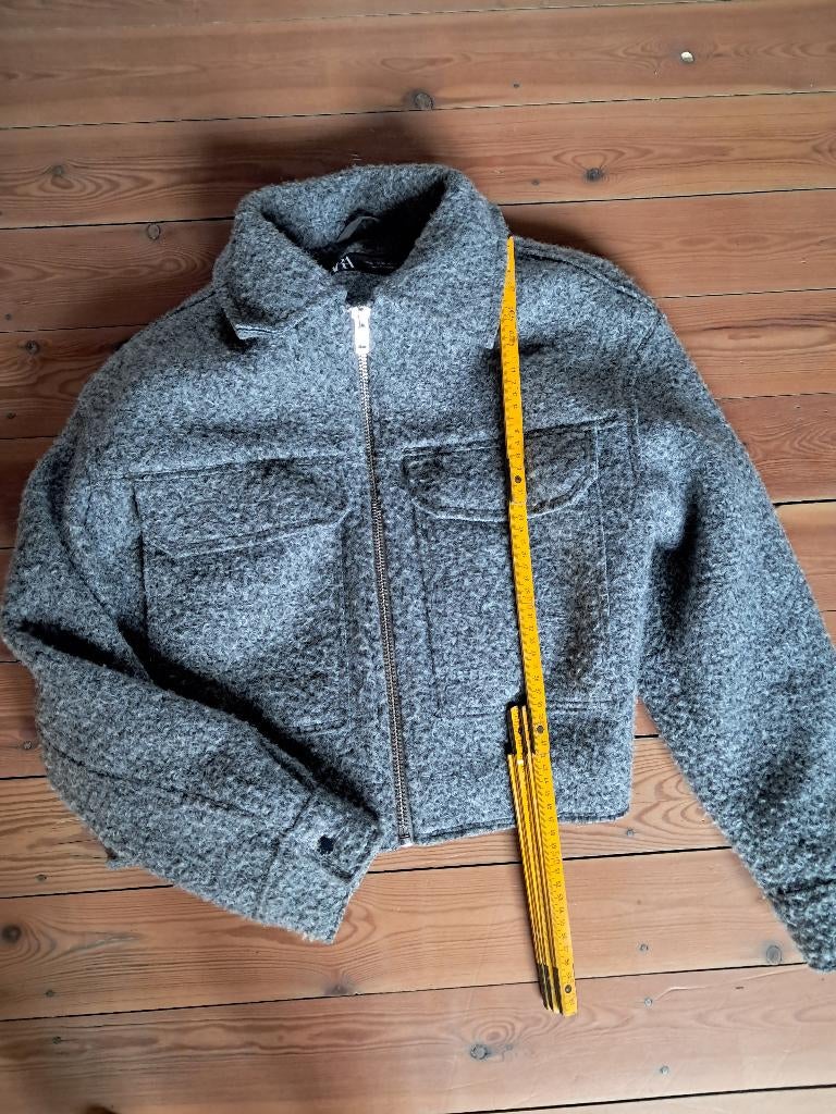 korte stijlvolle jas, Kleding | Dames, Ophalen, Zara, Zo goed als nieuw, Maat 34 (XS) of kleiner