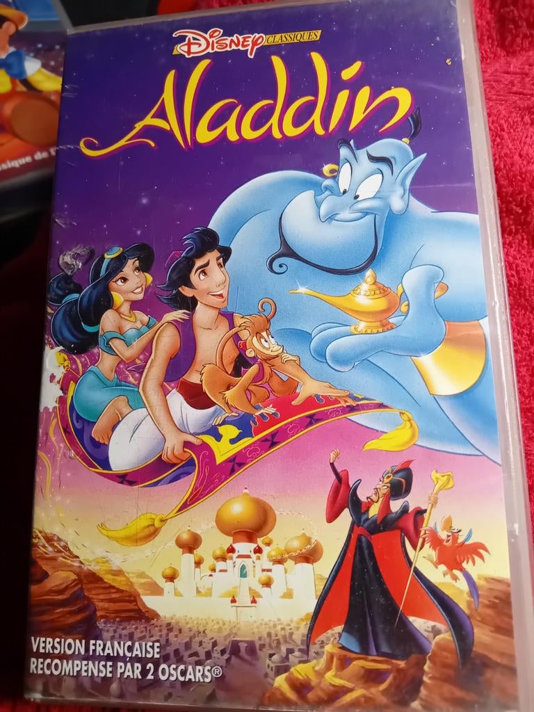 Cassette VHS Originale "Aladdin", Tous les âges, Enlèvement ou Envoi, Utilisé, Autres genres