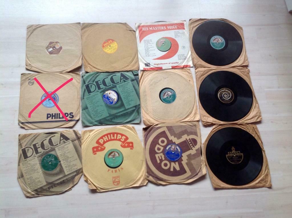 Disques vinyles 78 tours, Enlèvement ou Envoi