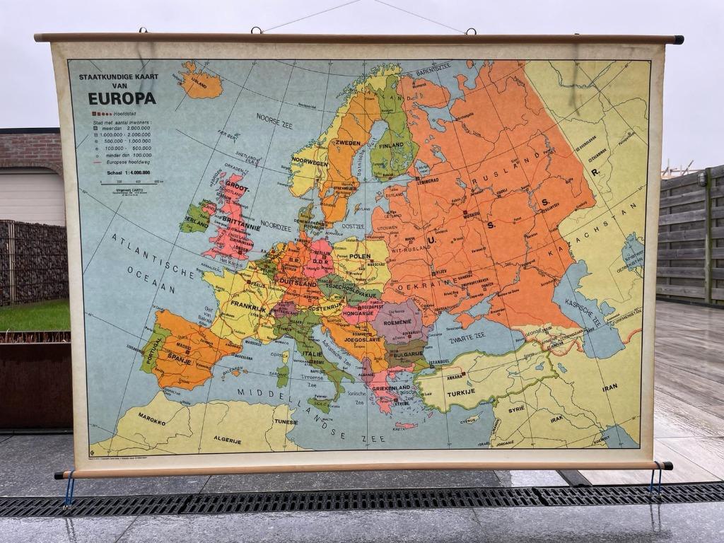 landkaarten, Boeken, Atlassen en Landkaarten, Gelezen, Carto, Ophalen of Verzenden, Landkaart