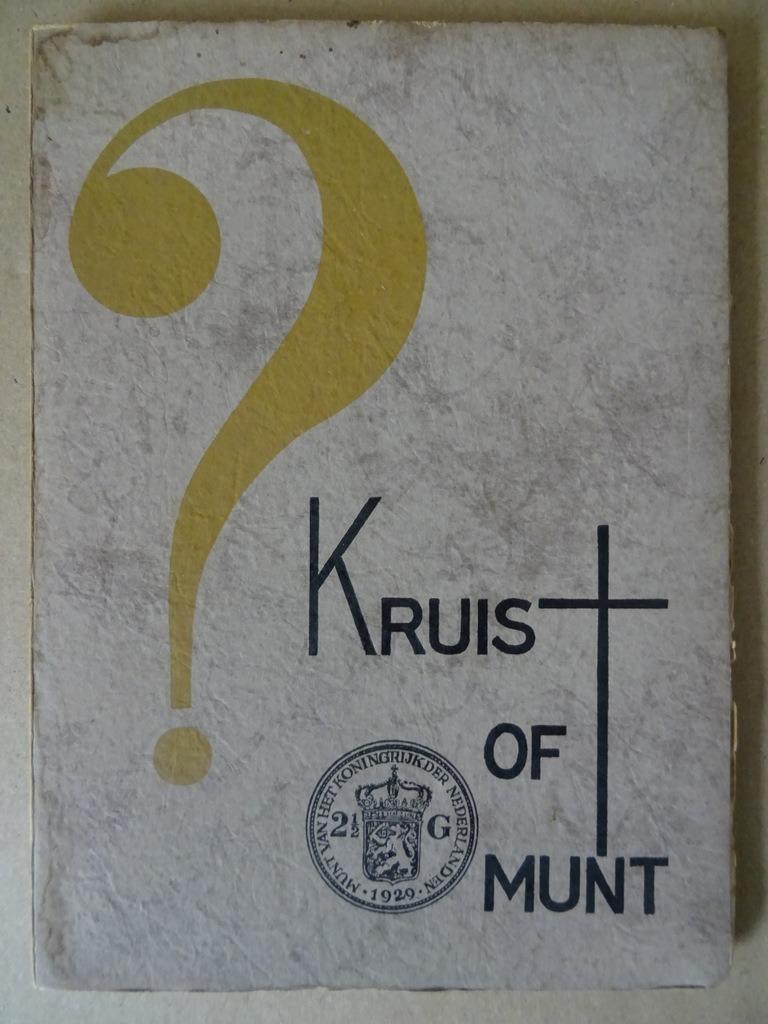 Gedichtenboek 1934 Frans v. Oldenburg Ermke Kruis of munt?, Boeken, Gelezen, Ophalen of Verzenden, Frans v. Oldenburg Ermke, Eén auteur