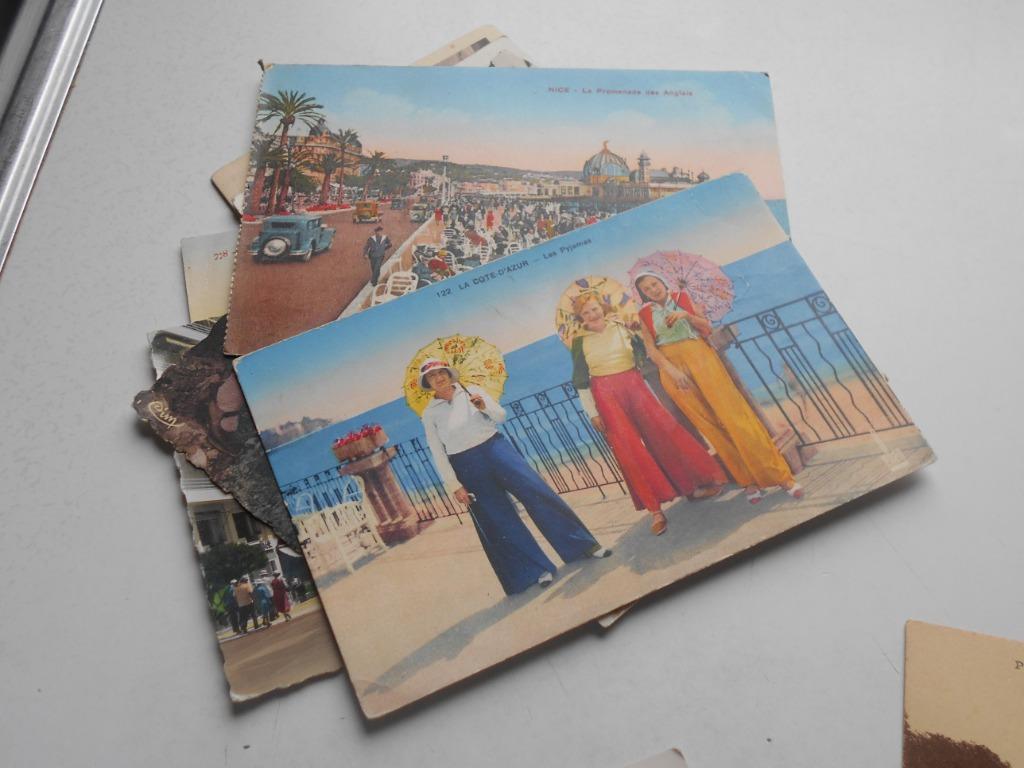 Cartes postales anciennes, Enlèvement, 1940 à 1960, Affranchie