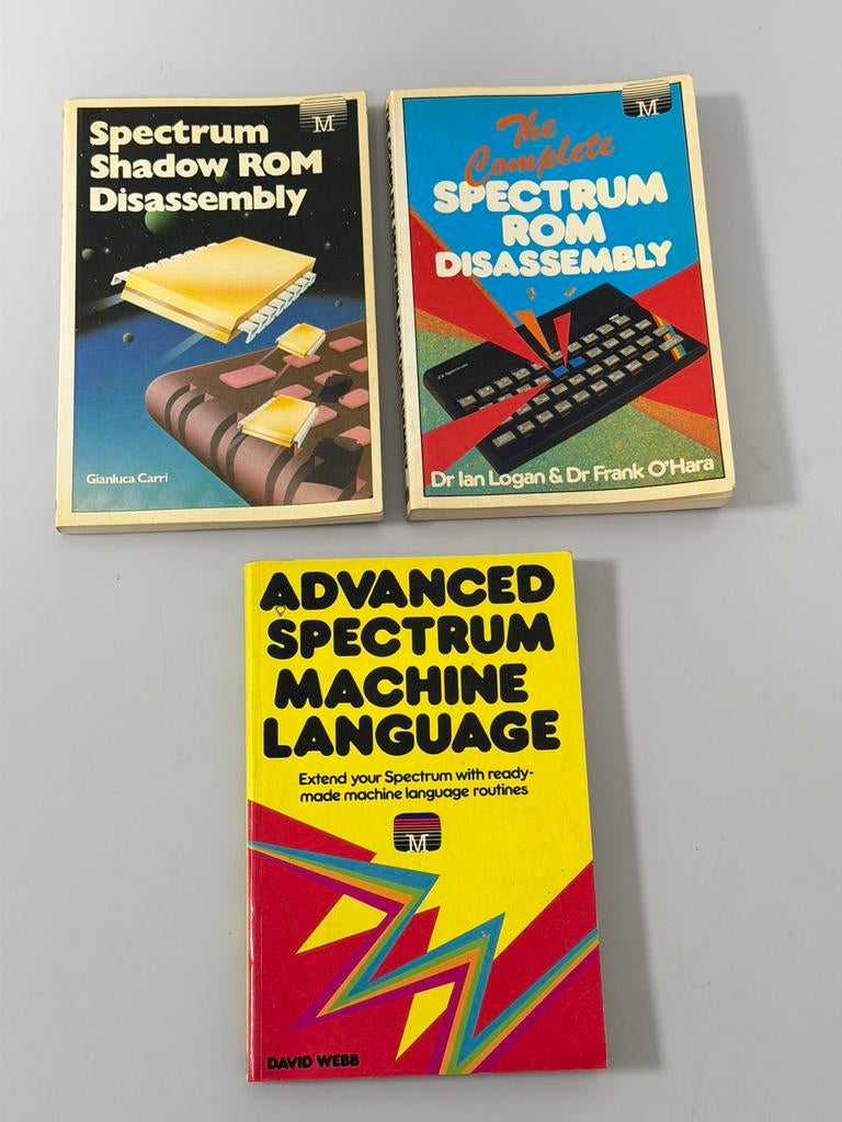 3 livres ZX Spectrum, désassemblage ROM langage automatique, Informatique & Logiciels, Enlèvement ou Envoi