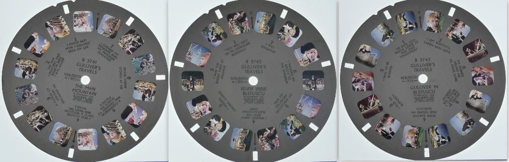 View-master Les voyages de Gulliver B 3741 2 3 --  3 disques, Enlèvement ou Envoi