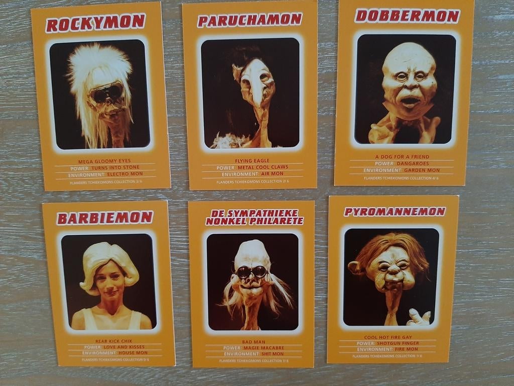 6 Vinted grappige  "pokemon"-kaarten, Enlèvement
