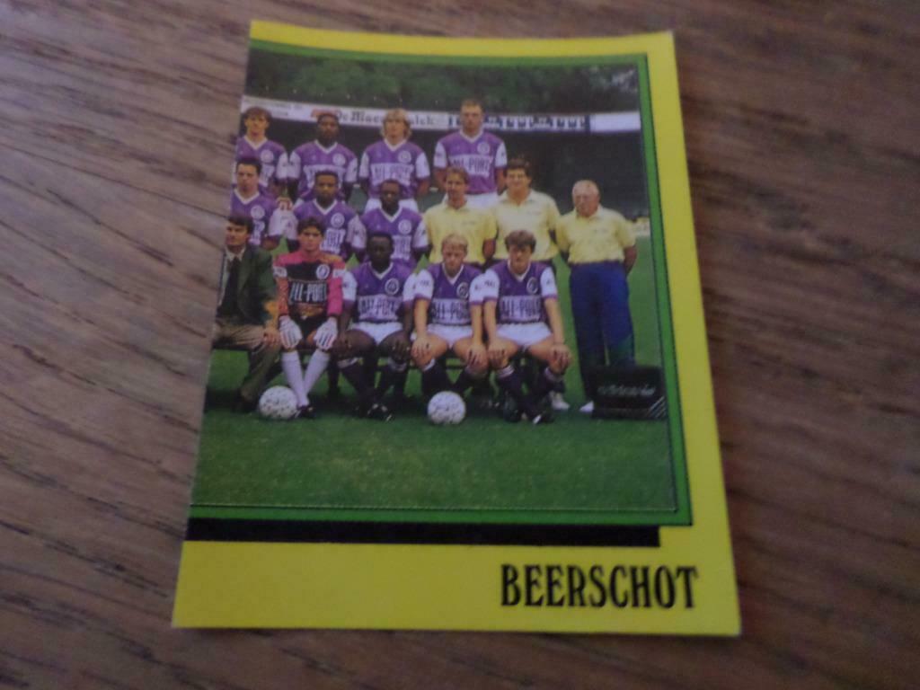 Team BEERSCHOOT Panini Voetbal België 91 nº48., Ophalen of Verzenden, Nieuw, Spelerskaart