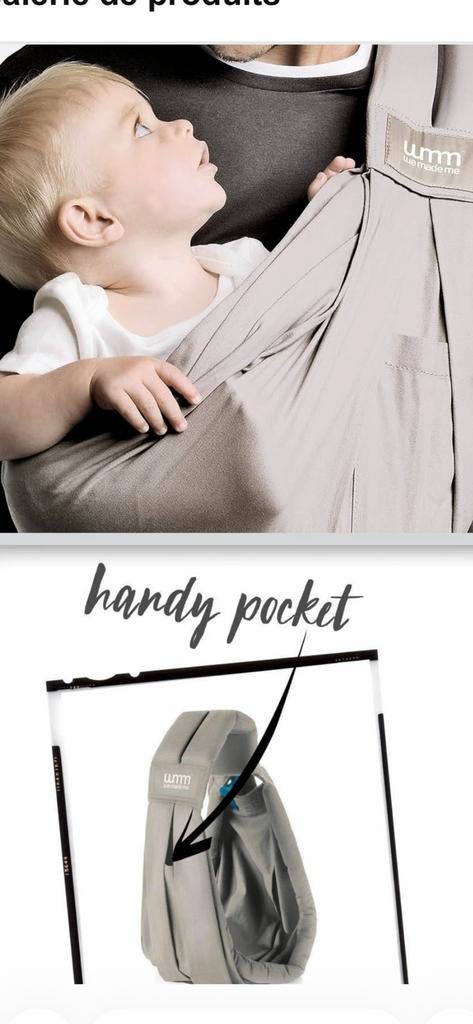 Babydraagzak soohu sling beige zandkleur, Kinderen en Baby's, Ophalen of Verzenden, Zo goed als nieuw