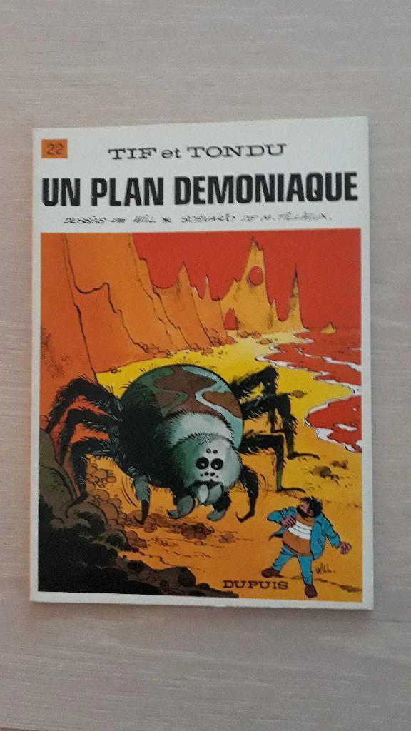 Tif et Tondu 22 - Un Plan Démoniaque, Enlèvement ou Envoi, Comme neuf
