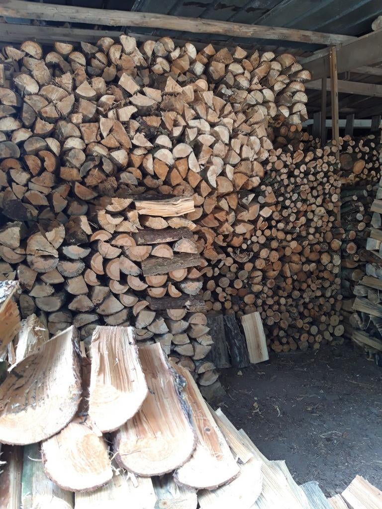 Droog brandhout te koop Lanklaar, Tuin en Terras, Brandhout, Ophalen