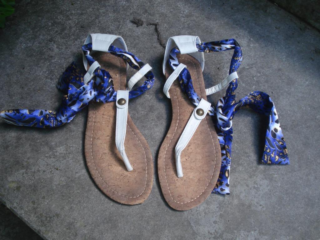 Gratis verzenden nieuwe witte leren fuif festival sandalen36, Verzenden, Wit, Nieuw, Sandalen of Muiltjes