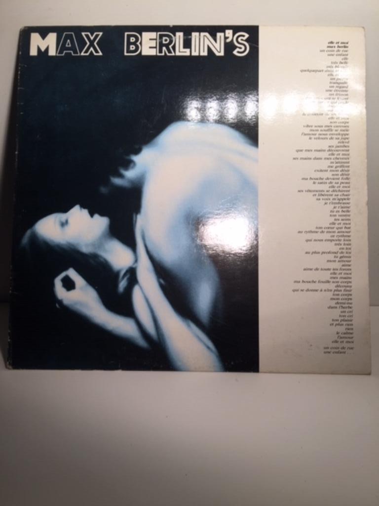 LP - Max Berlin's - Elle Et Moi (Maxi - Single), CD & DVD, Vinyles | Rock, Enlèvement ou Envoi, Comme neuf, 12 pouces, Autres genres