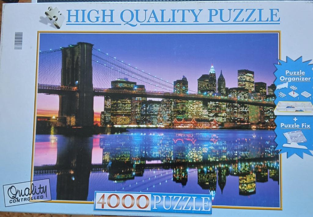 Puzzle 4000 pièces, Enlèvement, Plus de 1 500 pièces, Comme neuf, Puzzle