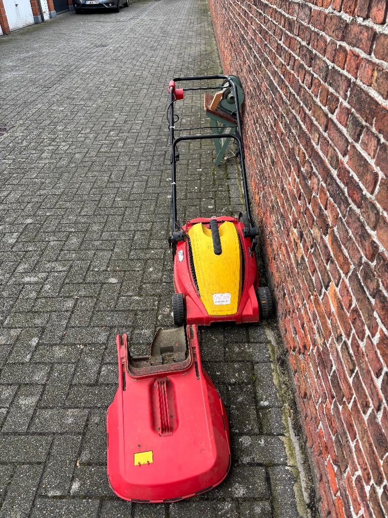 Electrische grasmaaier Wolf Garten, Tuin en Terras, Grasmaaiers, Ophalen, Elektrische grasmaaier, Opvangbak, 50 cm of meer