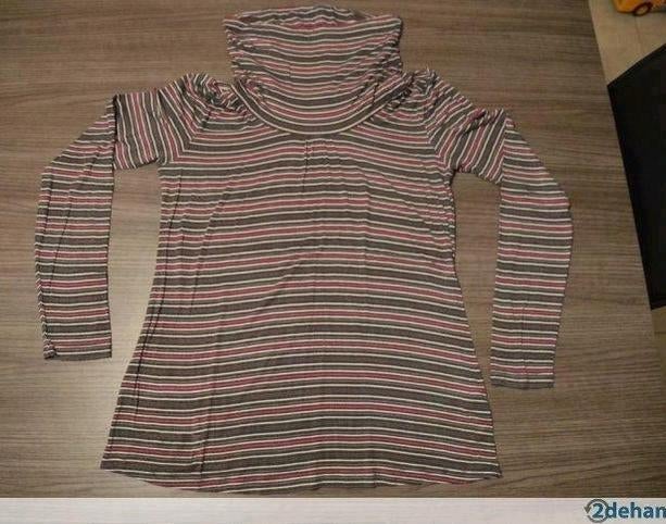 Sous-pull trui (large) - ook als zwangerschapstrui mogelijk, Kleding | Dames, Ophalen of Verzenden, Gedragen, Maat 42/44 (L)