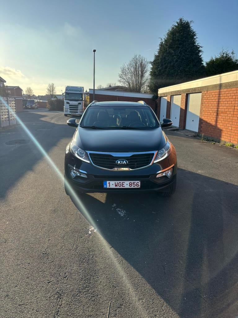 Kia Sportage 2013 – Betrouwbare wagen met veel opties, Auto's, Kia, Euro 5, Zwart, Leder, 5 deurs