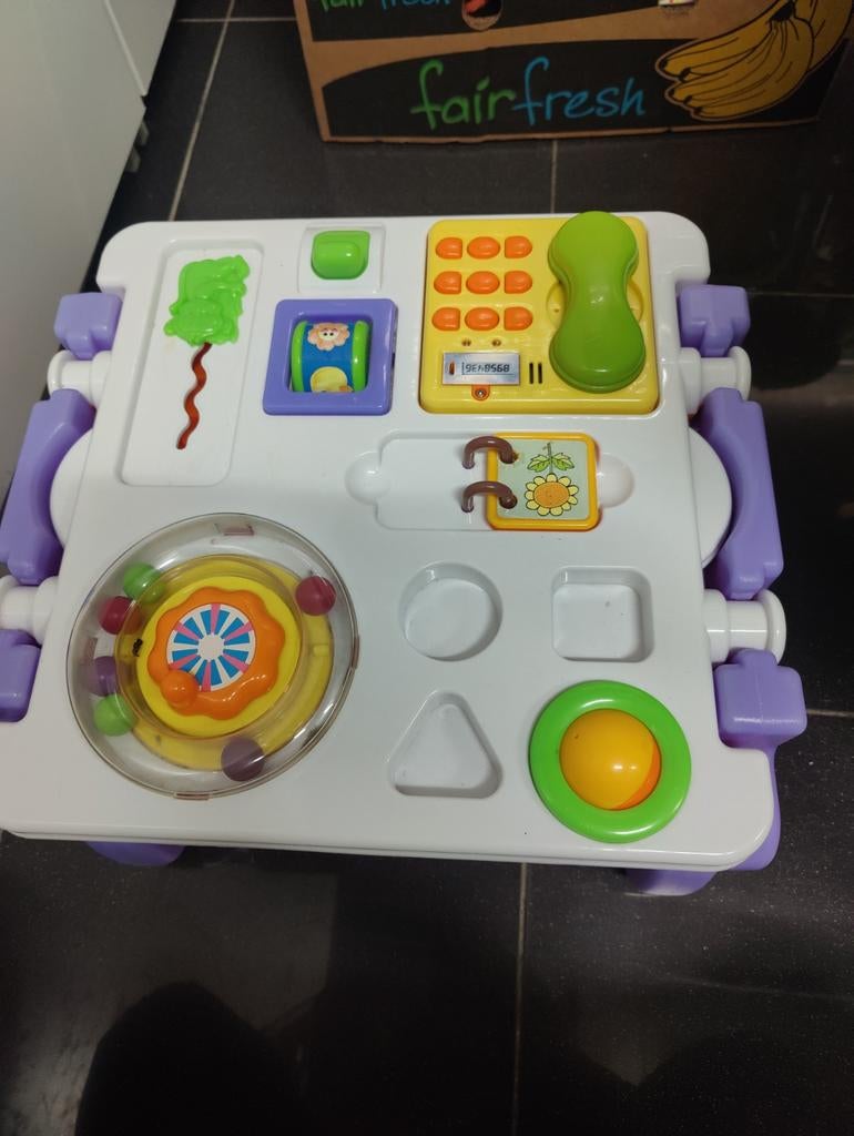 Speeltafeltje baby, Ophalen