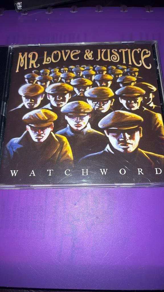 CD MR LOVE & JUSTICE/WATCHWORD EN PARFAIT ÉTAT !, Enlèvement ou Envoi, Comme neuf
