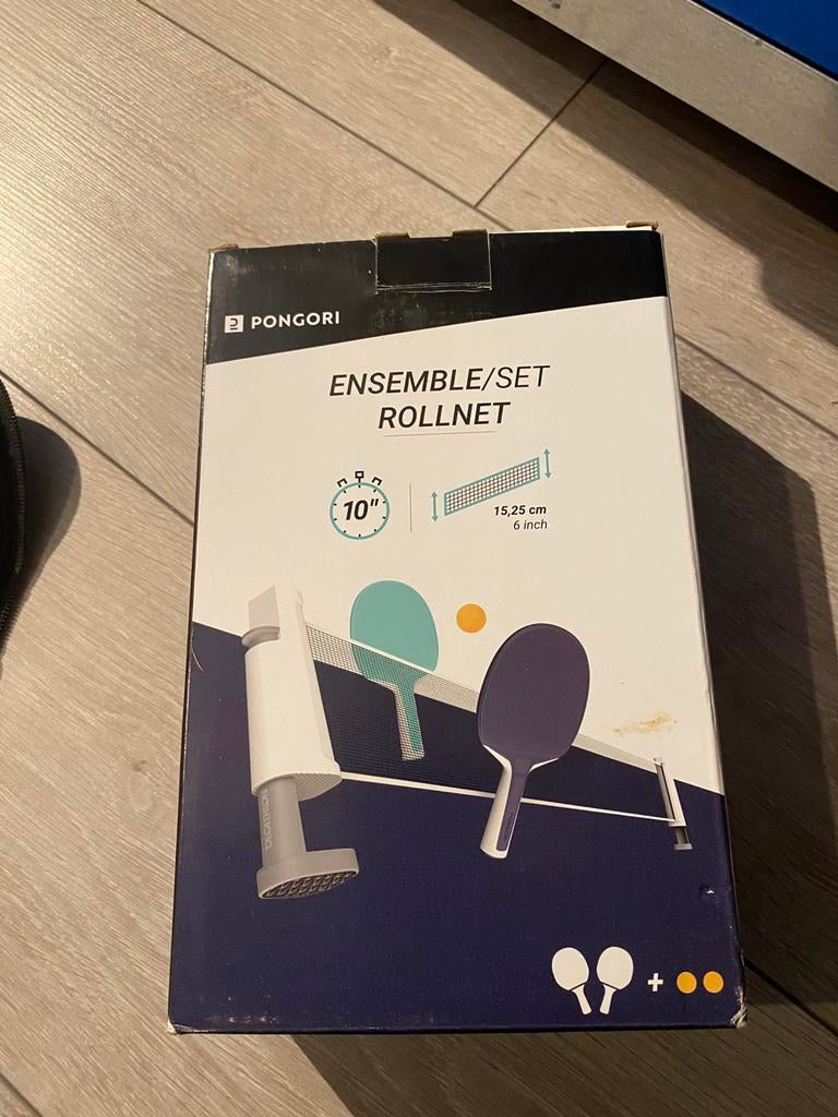 Tafeltennis set voor op elke tafel, Sport en Fitness, Tafeltennis, Ophalen of Verzenden, Nieuw