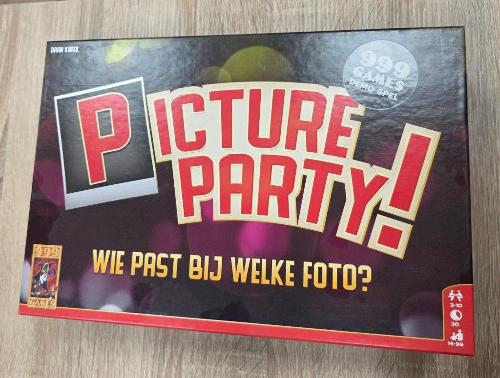 Picture party - Bordspel, Drie of vier spelers, Ophalen, Gebruikt, 999 Games
