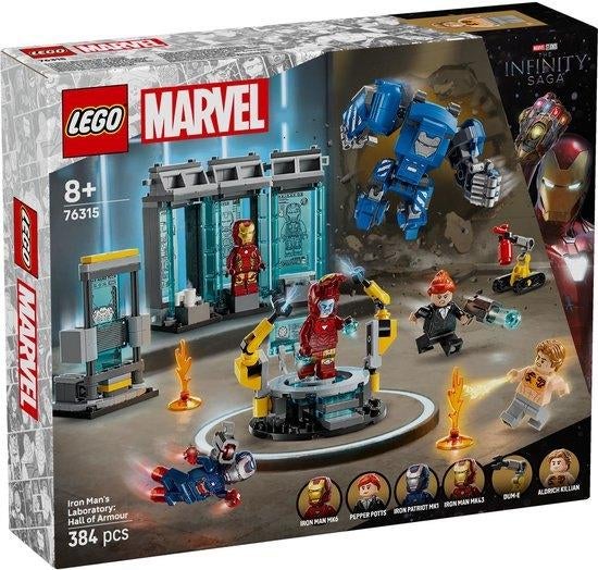 LEGO Marvel set 76315 Iron Man's Laboratory Hall of Armor, Neuf, Enlèvement ou Envoi, Marvel, Lego