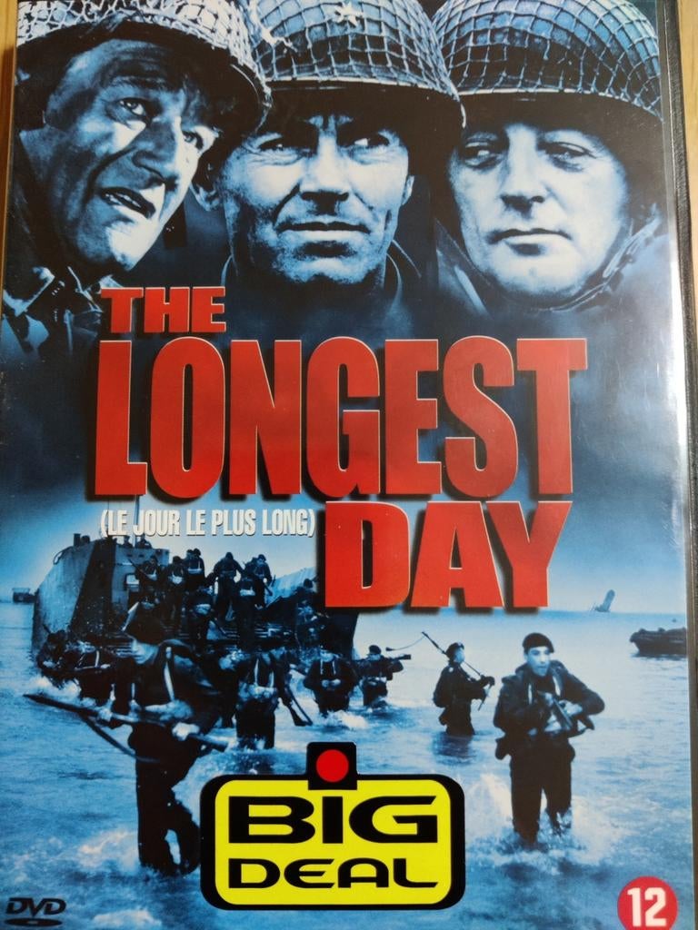 The Longest Day (1962) (Cornelius Ryan) DVD, Cd's en Dvd's, Ophalen of Verzenden, Zo goed als nieuw