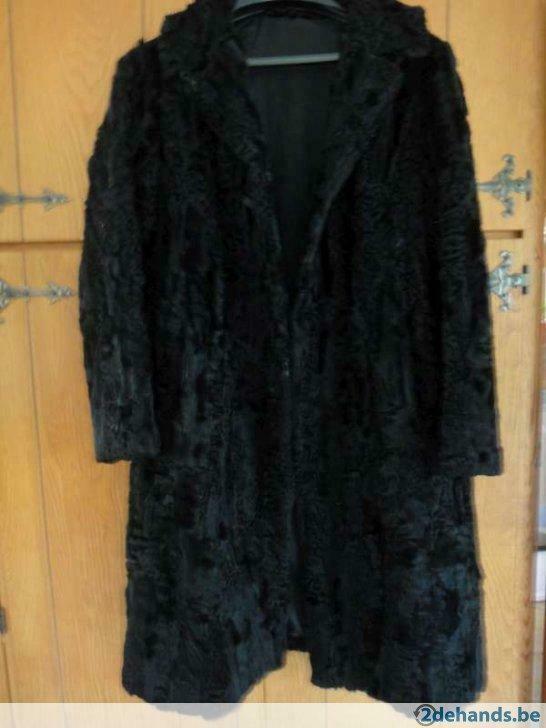 bontjas astrakant, Kleding | Dames, Verzenden, Gedragen, Zwart