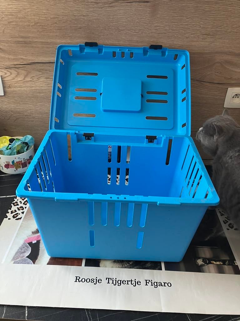 Pet caddy transportbox voor katten of kleine honden, Dieren en Toebehoren, Katten-accessoires, Zo goed als nieuw, Ophalen of Verzenden