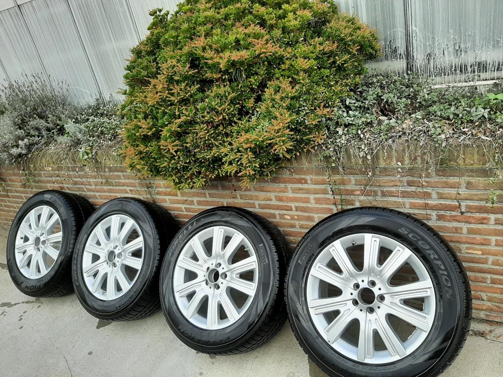 4 alu velgen 19" + winterbanden, Auto-onderdelen, Banden en Velgen, Gebruikt, 265 mm, Banden en Velgen, Winterbanden