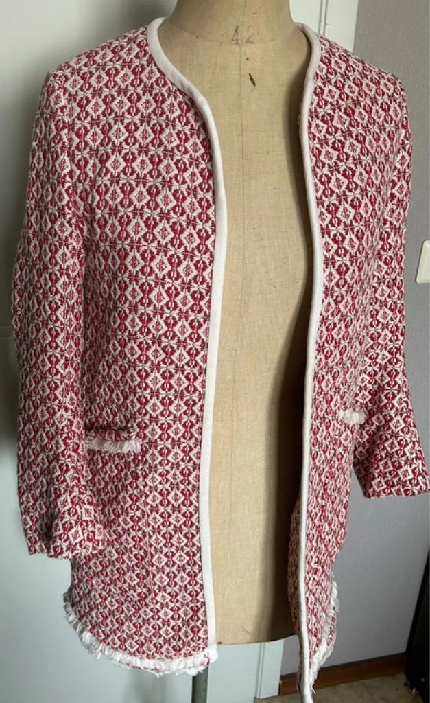 rode jas van zara, Kleding | Dames, Verzenden, Gedragen