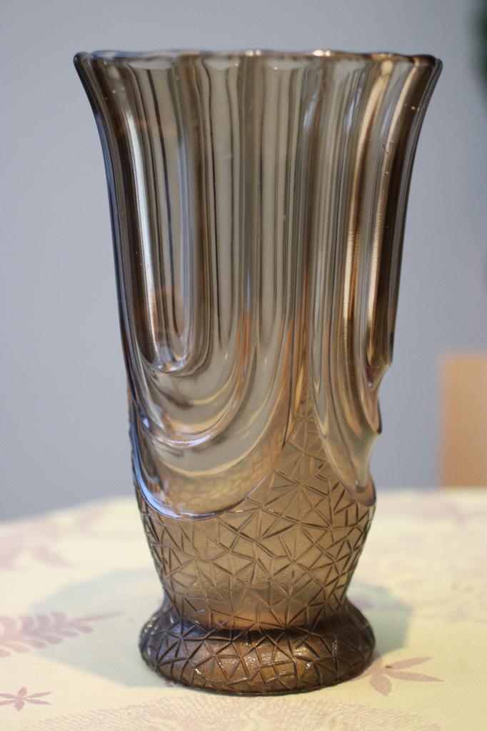 art deco vaas  1930   glaswerk "belge", Ophalen of Verzenden