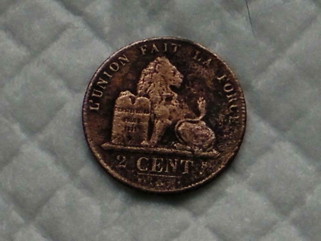 2 centimes- Léopold ll en français 1870(54), Postzegels en Munten, Munten | België, Ophalen of Verzenden, Overig, Losse munt