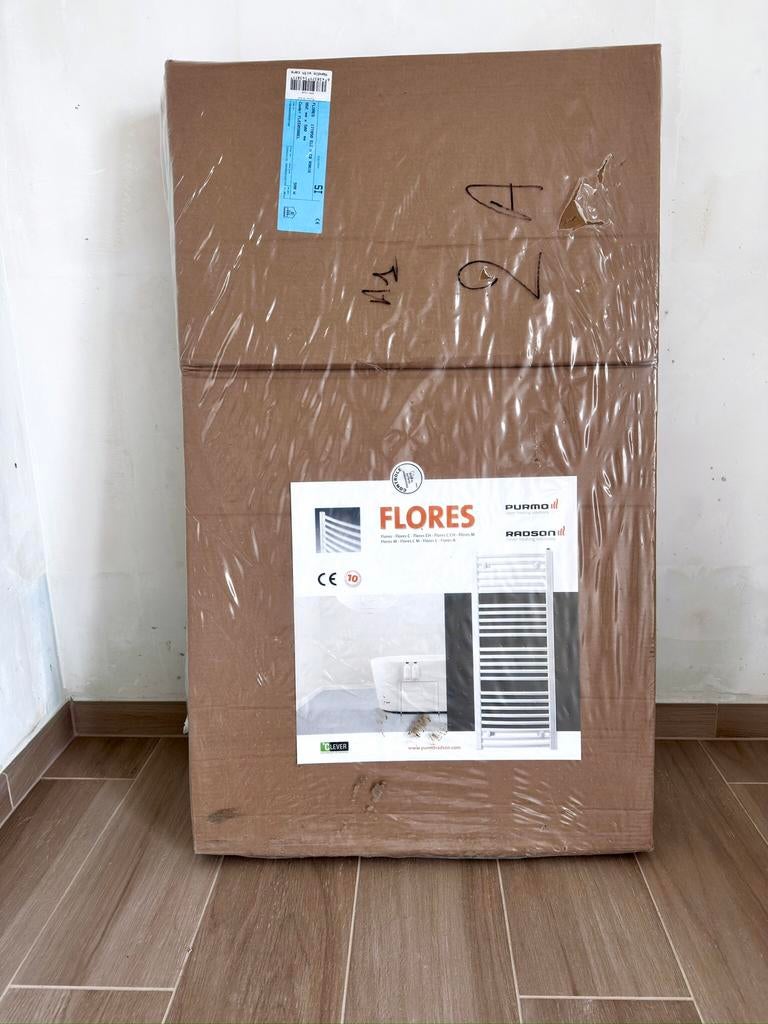Badkamer handdoek radiator, Ophalen