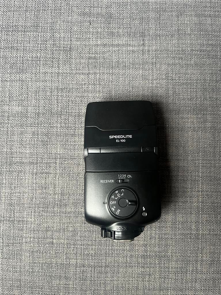 Flash canon speedlite EL-100, Audio, Tv en Foto, Foto | Flitsers, Ophalen of Verzenden, Zo goed als nieuw, Canon