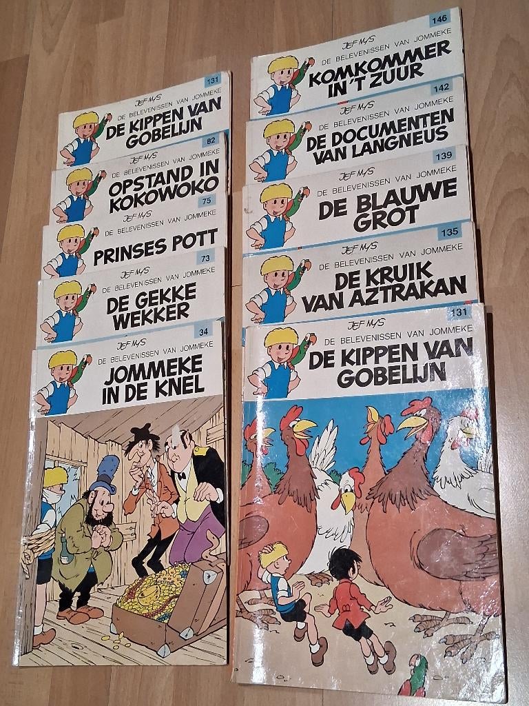 Strips Jommeke, Boeken, Ophalen, Gelezen, Jef Nys