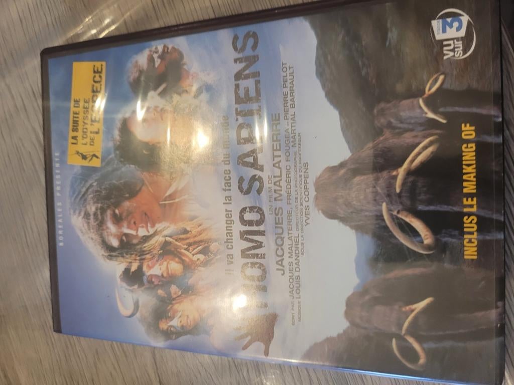 4 dvd guerre et homo sapiens, Enlèvement ou Envoi, Utilisé