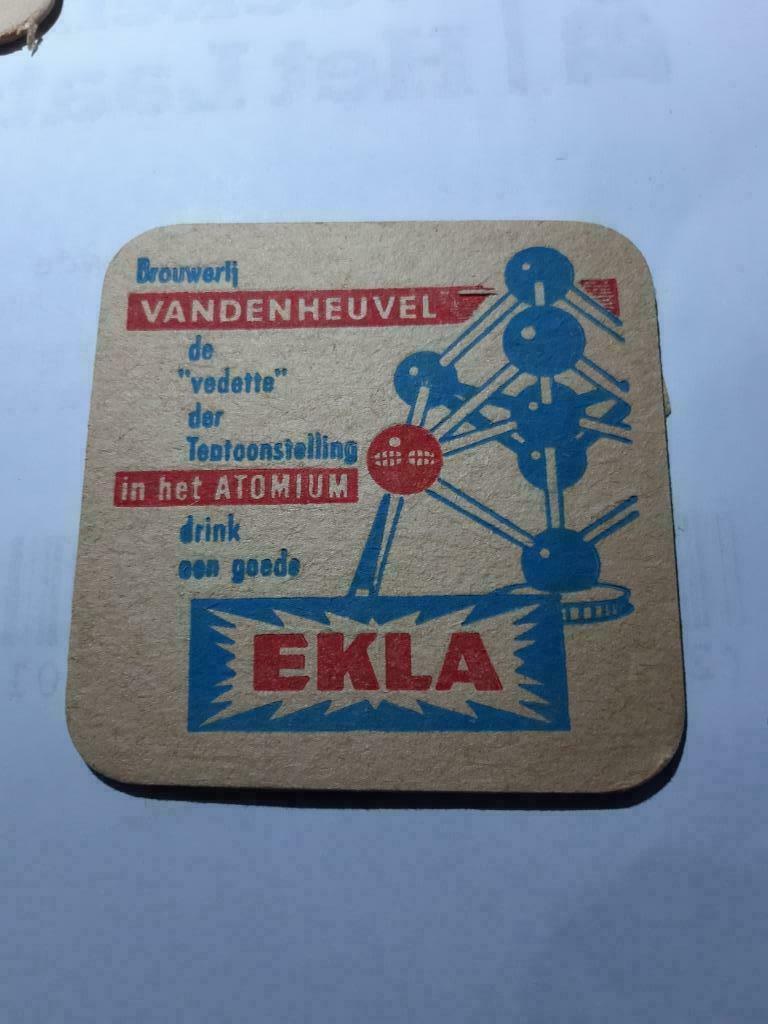 oude bierkaartje: EKLA  Expo 58, Enlèvement ou Envoi