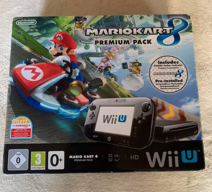 Mario Kart 8 WII U Premium Pack Nintendo & boîte d'origine, Enlèvement ou Envoi, Comme neuf, Avec 1 manette, Avec jeux
